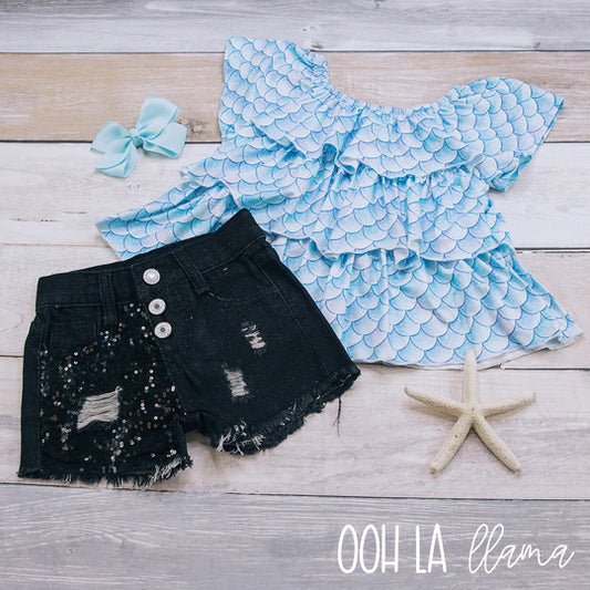 Always Be Your Shell-f Denim Shorts