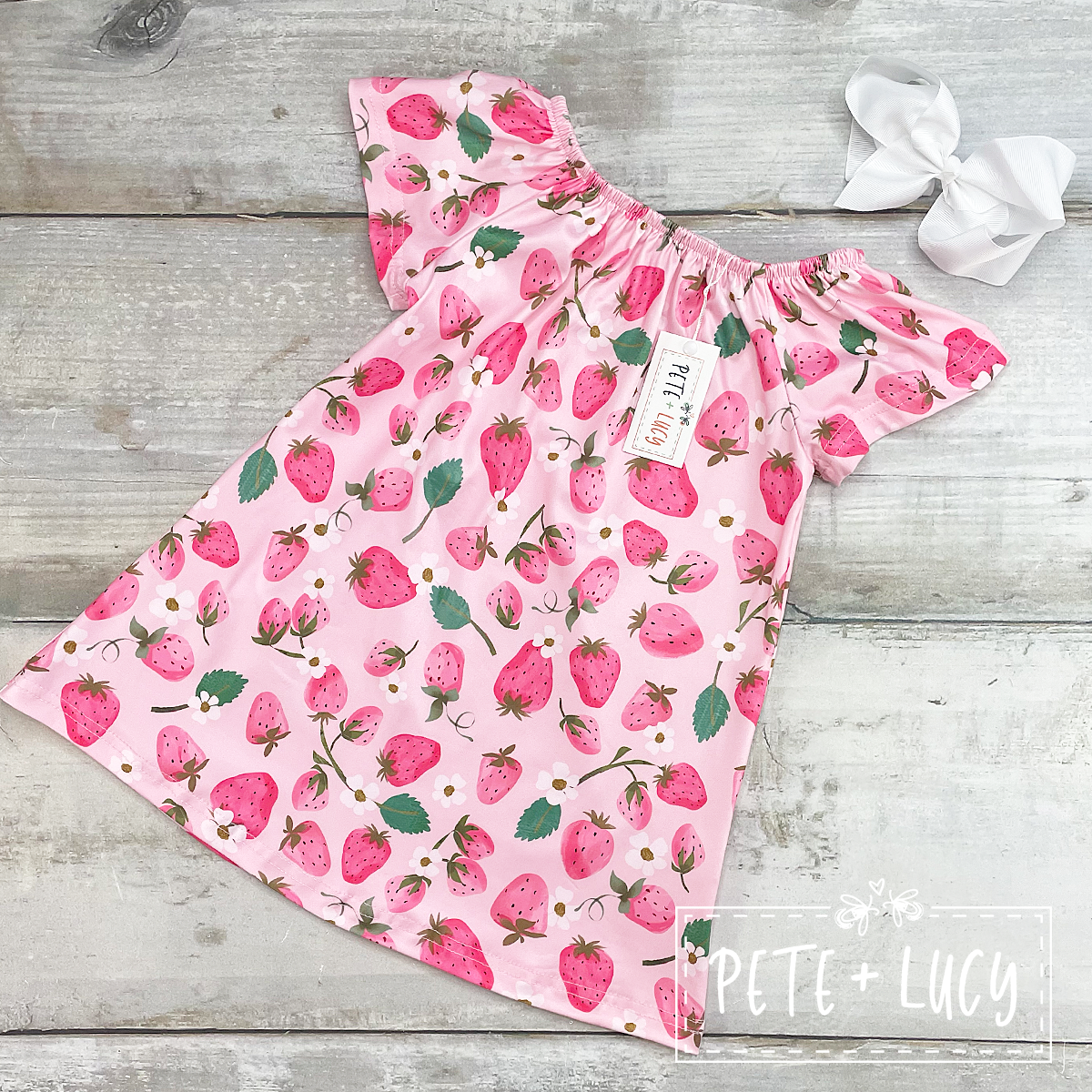 Strawberry Shirt Dress