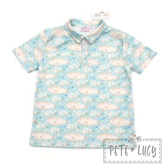 Flippin' with Fishes Boys Shirt