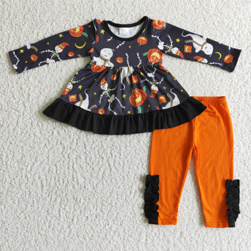 Halloween Fun Girls Pants Set