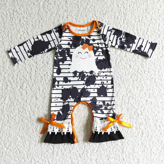 Ghost Baby Girl Romper