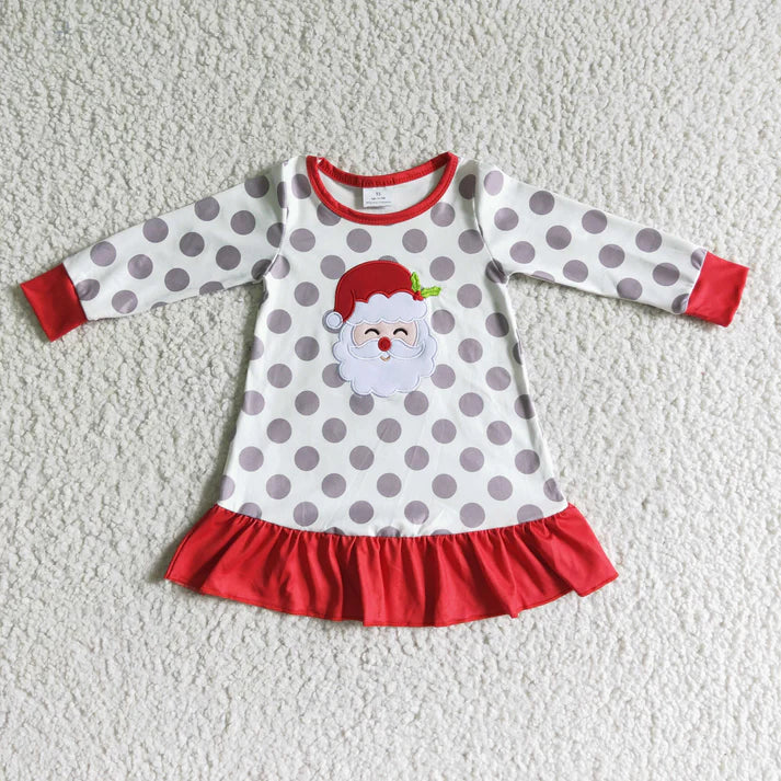 Santa Polka Dot Dress