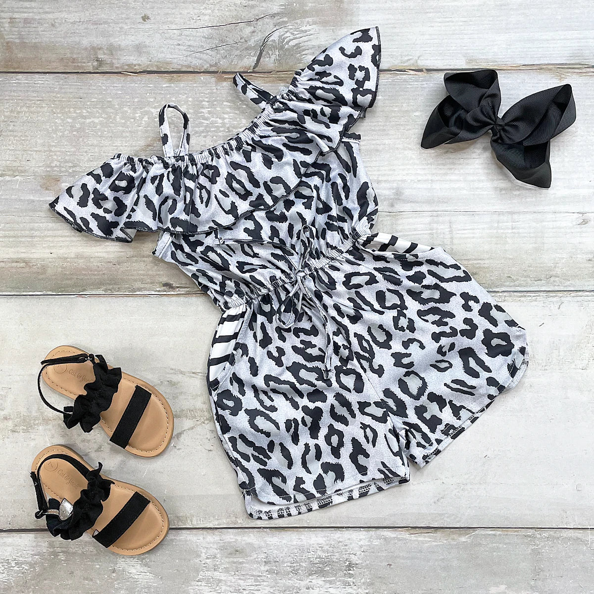 Cheetah Romper