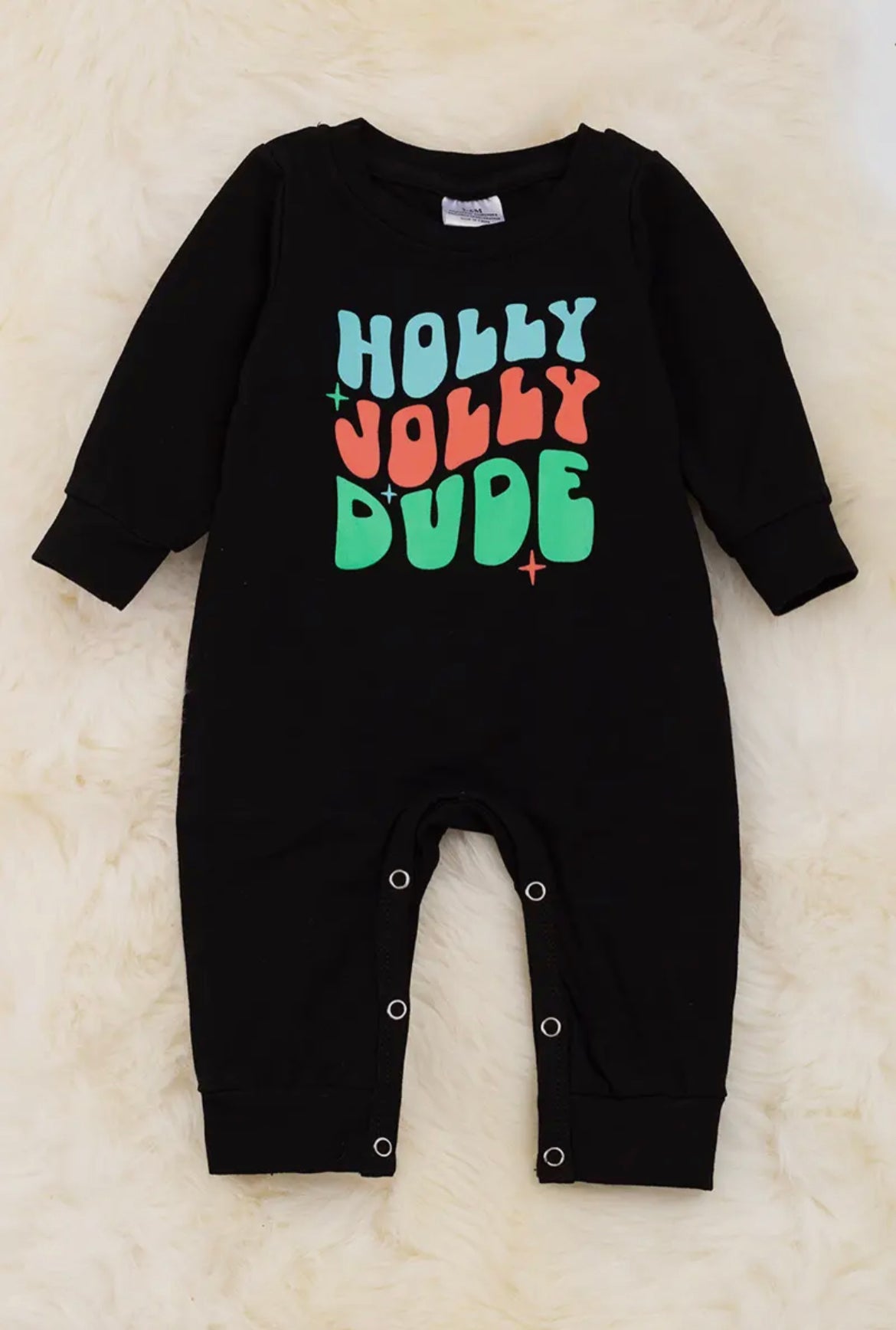 Holly Jolly Dude romper