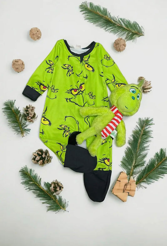 Grinch footie Jamas