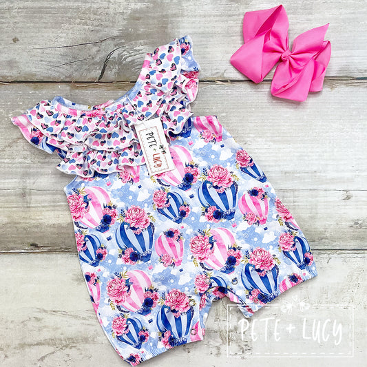 UP Up and Away Hot Air Balloon Romper