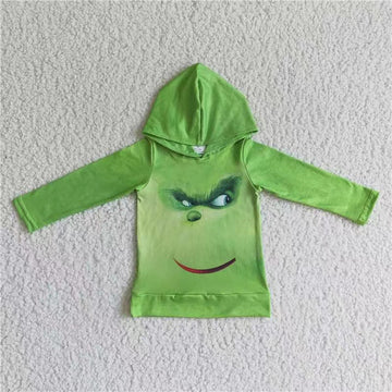 Grinch Green Boys Hoodie