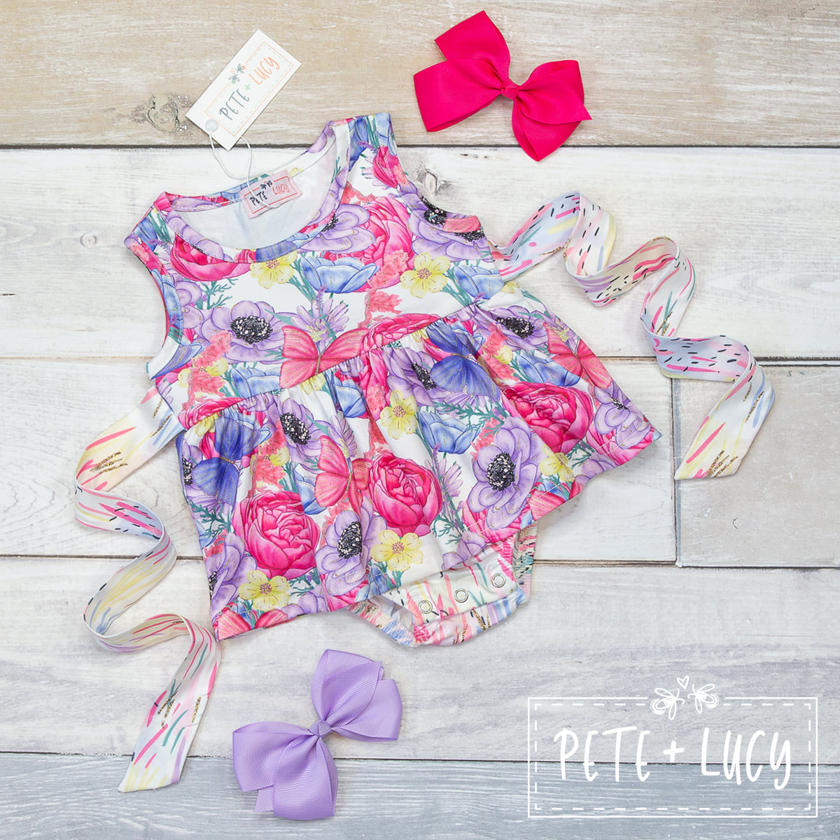 Coming Up Roses Romper