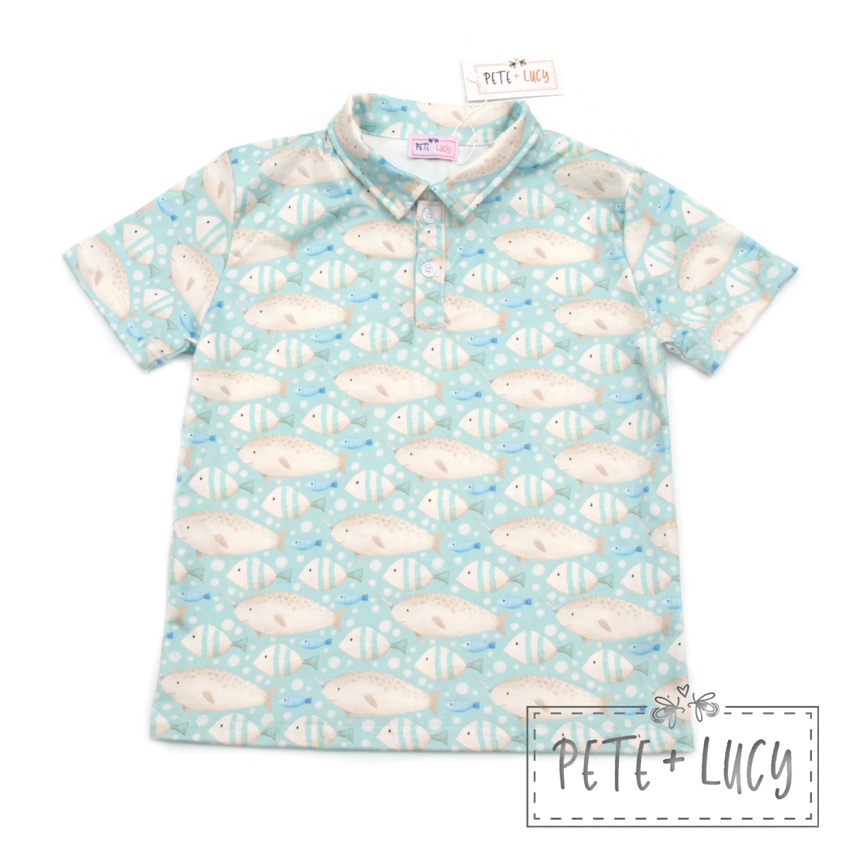 Flippin' with Fishes Boys Shirt