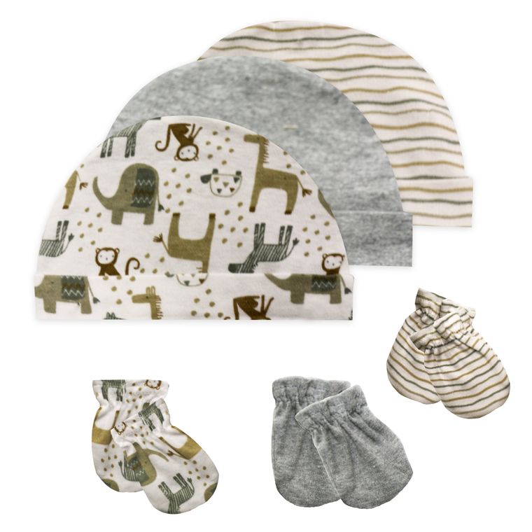 Newborn Hat & Mitten Gift Set