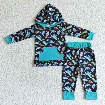 Dinosaur Friends Boys Hoodie