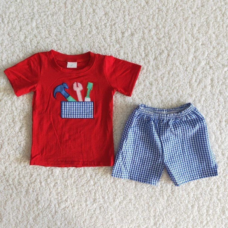 Gingham Tools Short Set