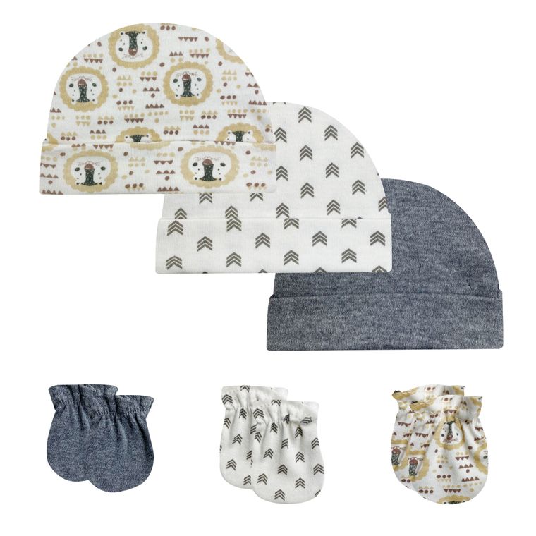 Newborn Hat & Mitten Gift Set