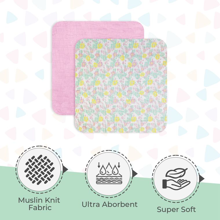 2 Pk Muslin Swaddle Blankets