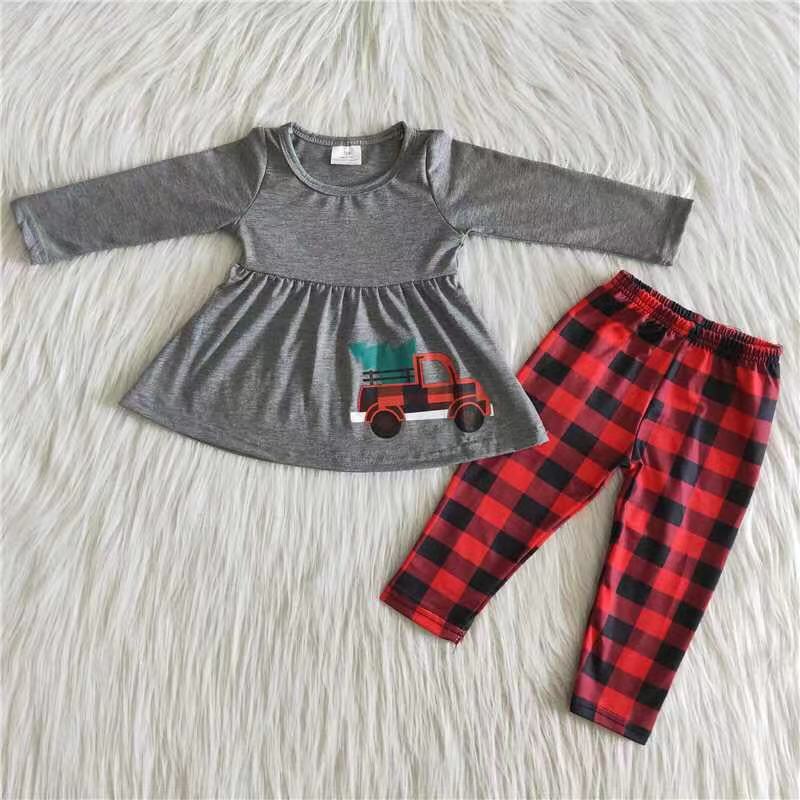 Christmas Truck Tunic Pant Set