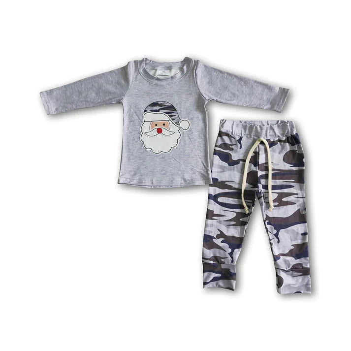 Camo Santa Boys Pant Set