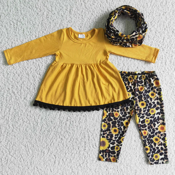 Sunflower Happy Pants Set